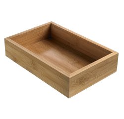 Contenitore buffet - 15,3 x 22,9 x 5 cm - bamboo - naturale - Leone