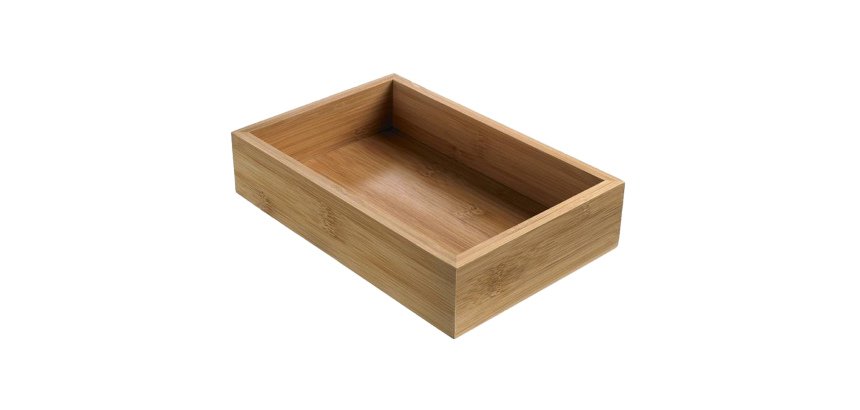Contenitore buffet - 15,3 x 22,9 x 5 cm - bamboo - naturale - Leone