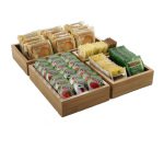 Contenitore buffet - 15,3 x 22,9 x 5 cm - bamboo - naturale - Leone