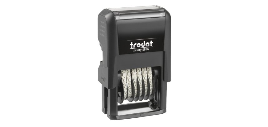 Timbro Printy 4.0 Eco 4846 Numeratore - 6 cifre - 4 mm - autoinchiostrante - Trodat