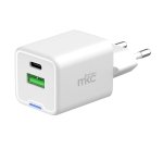 Caricabatteria rapido - 2 porte - USB-C e USB-A da 20W - MKC