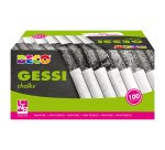 Gessetti tondi - ø 10 x 81 mm - bianco - Deco - Scatola 100 gessetti tondi