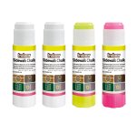 Gessetti da pavimento per interno - colori assortiti - CWR - Scatola 4 gessi stick