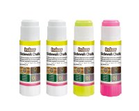Gessetti da pavimento per interno - colori assortiti - CWR - Scatola 4 gessi stick