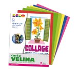 Carta velina - 50 x 76 cm - 20 gr - 5 colori assortiti - Deco - busta 25 fogli