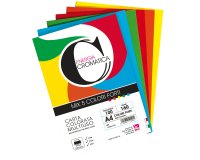 Risma carta Cromatica - A4 - 160 gr - colori assortiti forti - 100 fogli - CWR