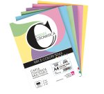 Risma carta Cromatica - A4 - 200 gr - colori assortiti tenui - 100 fogli - CWR