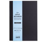 Sketchbook Duo Layflat - A4 - 105 gr - 60 pag - copertina nera - MUSA