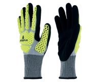 Guanto antiurto EOS NOCUT VV909 - taglia 08 - giallo fluo/grigio - Deltaplus