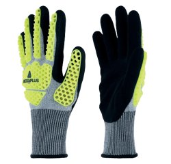 Guanto antiurto EOS NOCUT VV909 - taglia 09 - giallo fluo/grigio - Deltaplus