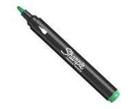 Marcatore acrilico - punta tonda - verde - Sharpie