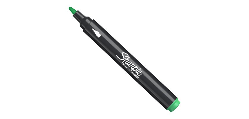Marcatore acrilico - punta tonda - verde - Sharpie
