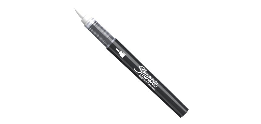 Sharpie 2218111 marker 1 pc(s) Brush tip White