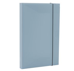 Cartella progetto con elastico HOLOS - 34,5x23,5 cm - dorso 3 cm - azzurro - Fellowes