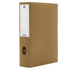 Scatola progetto Plus HOLOS - 25x35 cm - dorso 8 cm - marrone - Fellowes