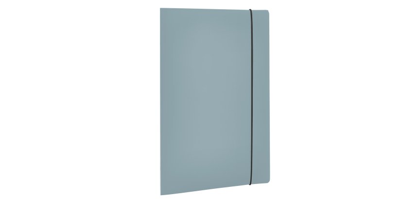 Cartella 3 lembi con elastico HOLOS - A4 - PP - azzurro - Fellowes
