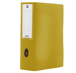 Scatola progetto Plus HOLOS - 25x35 cm - dorso 10 cm - giallo sabbia - Fellowes