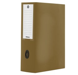 Scatola progetto Plus HOLOS - 25x35 cm - dorso 10 cm -marrone - Fellowes