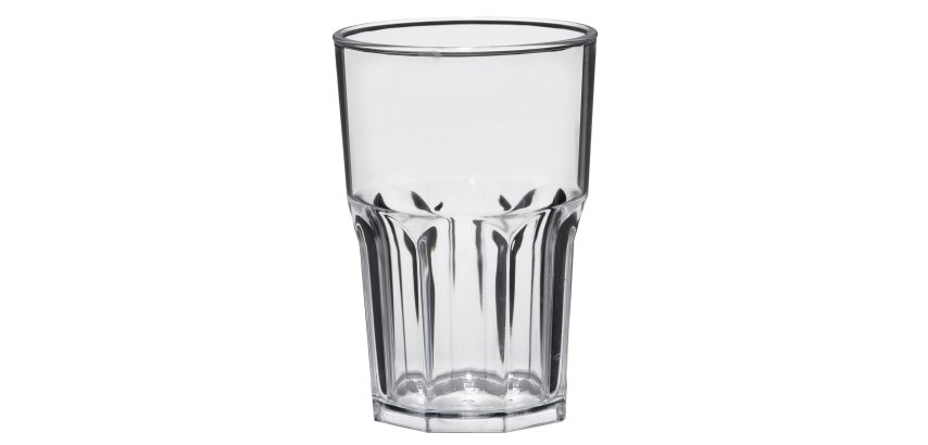 Bicchiere Granity - 400 ml - SAN - trasparente - Leone - conf. 5 pezzi