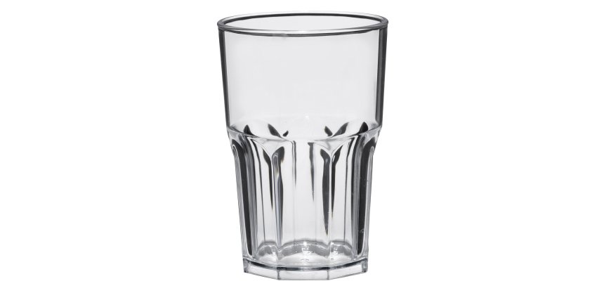 Bicchiere Granity - 400 ml - SAN - trasparente - Leone - conf. 5 pezzi