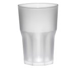 Bicchiere Granity - 400 ml - PP - satinato - Leone - conf. 5 pezzi