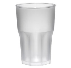 Bicchiere Granity - 400 ml - PP - satinato - Leone - conf. 5 pezzi
