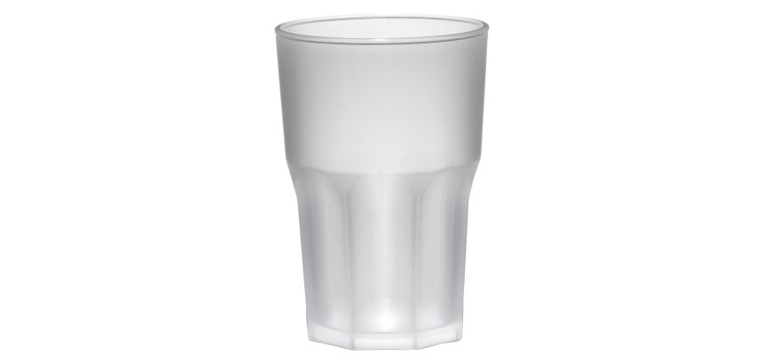 Bicchiere Granity - 400 ml - PP - satinato - Leone - conf. 5 pezzi