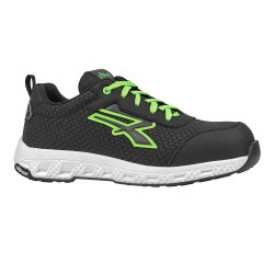 Calzatura di sicurezza Mitch Red Ego S3S ESD - numero 47 - nero/verde - U-Power