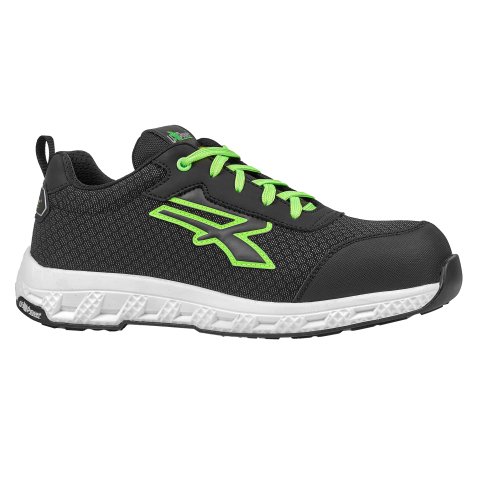 Calzatura di sicurezza Mitch Red Ego S3S ESD - numero 48 - nero/verde - U-Power