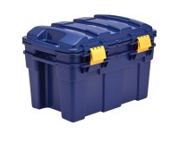 Baule multiuso Bankers Box - 39 x 59 x 33 cm - 40 L - PP - con coperchio - blu/giallo - Fellowes