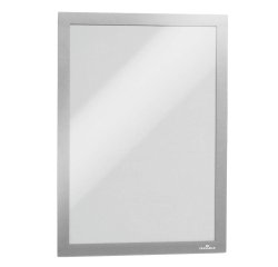 Cornice espositiva Duraframe - A4 - 21 x 29,7 cm - silver - Durable - conf. 10 pezzi