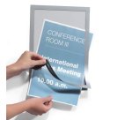 Cornice espositiva Duraframe - A4 - 21 x 29,7 cm - silver - Durable - conf. 10 pezzi