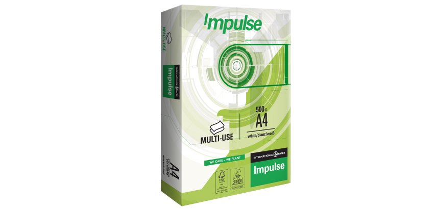 Carta fotocopie - A4 - 75 gr - bianco - Impulse 75 - conf. 500 fogli - ordine drop max 25 risme