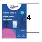 Portabadge A6 - in plastica - laser/inkjet - 105 x 148 mm - Avery - Conf. 50 pezzi