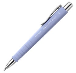 Penna a sfera a scatto Poly Ball Urban - punta 0,7 mm - fusto pale iris - Faber-Castell