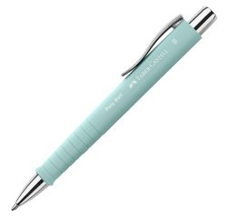 Penna a sfera a scatto Poly Ball Urban - punta 0,7 mm - fusto caribic blue - Faber-Castell
