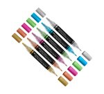 Marcatori Shake&Paint - colori assoriti metallic - Faber-Castell - conf. 6 pz