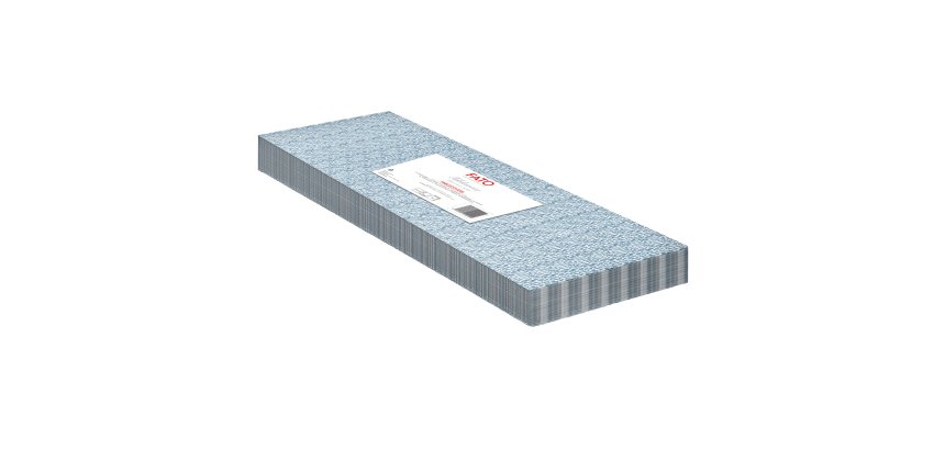 Tovaglia linea Airlaid - carta - 100 x 100 cm - flow blu - Fato - conf. 25 pezzi