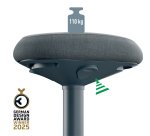 Sgabello Active Comfort in piedi - grigio scuro - Leitz