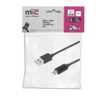 Cavo USB - 2.0 A/C - 100W - 480Mbps - 2 mt - MKC Melchioni