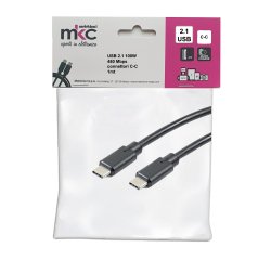Cavo USB - 2.0 C/C - 100W - 480Mbps - 1 mt - MKC Melchioni