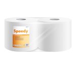 Bobina asciugatutto Speedy - 2 veli - 17 gr - diametro 26 cm - 21,5 cm x 192 m - microgoffrata - cellulosa - bianco - Lucart