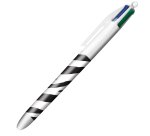 Penna sfera a scatto 4 Colori Animalier - 1.0 mm - Bic - conf. 3 pezzi