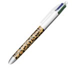 Penna sfera a scatto 4 Colori Animalier - 1.0 mm - Bic - conf. 3 pezzi