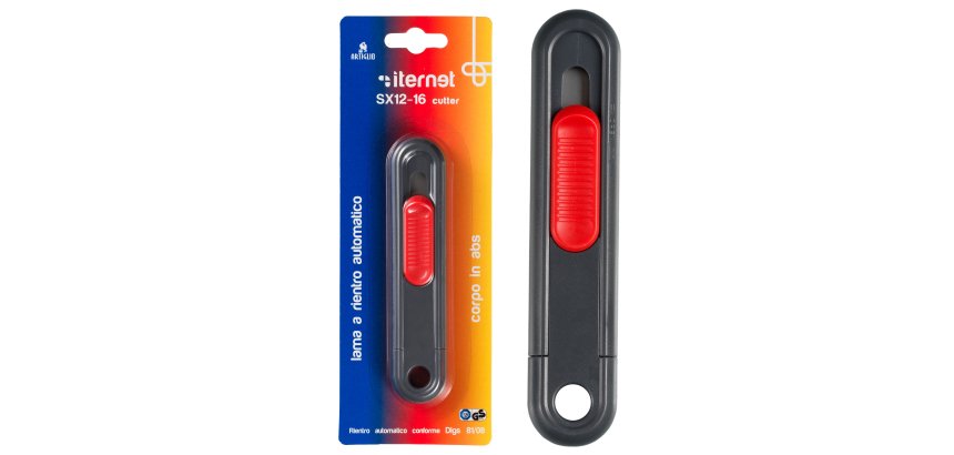 Cutter SX 12 16 - in ABS - lama a rientro automatico - Iternet