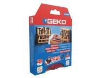 Nastro biadesivo EXTREME Mister Attach - 19 mm x 5 m - LDPE - grigio/rosso - Geko