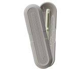 Penna a sfera Avori - punta M - fusto verde salvia - Faber-Castell