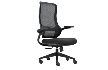 Seduta operativa ergonomica Aurora CHLN18 - braccioli regolabili - nero - Unisit