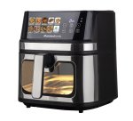 Friggitrice ad aria Gaia Plus - doppia resistenza - 38,8 x 33,7 x 38,5 cm - 8 L - nero - Melchioni family