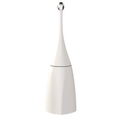 Portascopino da terra EColored - 12 x 12 x 48,5 cm - adamello white - Mar Plast